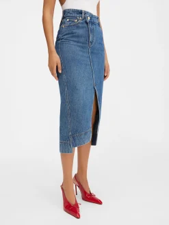 De de-N&icirc;mes denim rok
