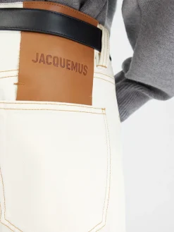 De de-N&icirc;mes rechte denim broek