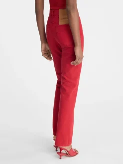 De de-N&icirc;mes rechte denim broek