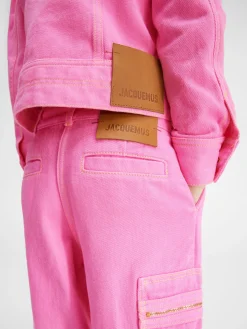 De de-N&icirc;mes wijde denim broek voor kinderen