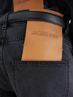 De de-N&icirc;mes wijde denim broek