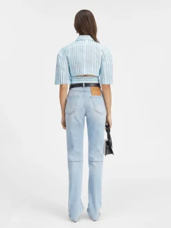 Het Bari cropped shirt