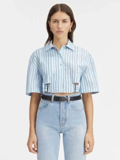 Het Bari cropped shirt