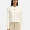 Het Gros Grain T-shirt met lange mouwen