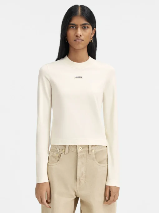 Het Gros Grain T-shirt met lange mouwen
