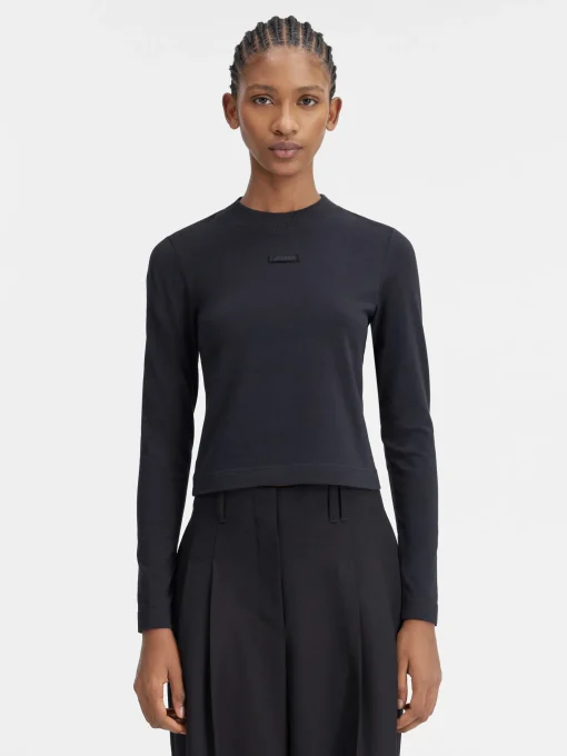 Het Gros Grain T-shirt met lange mouwen