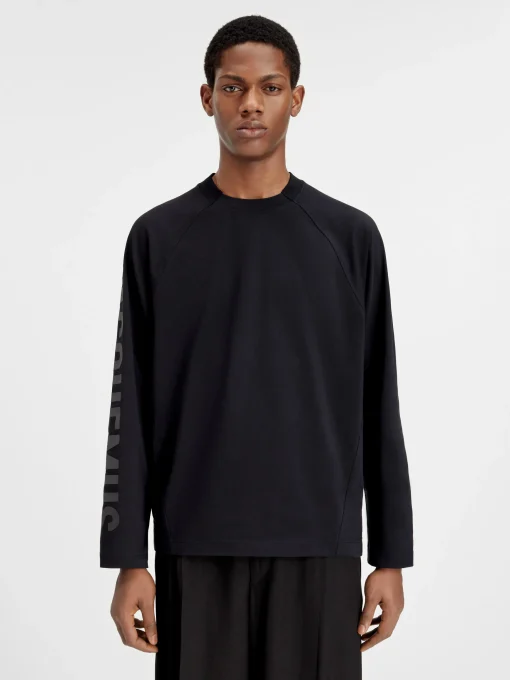 Het Typo T-shirt met lange mouwen