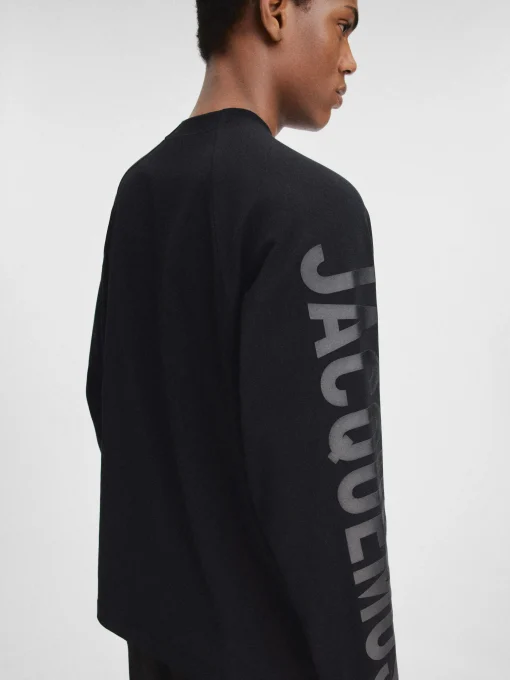 Het Typo T-shirt met lange mouwen