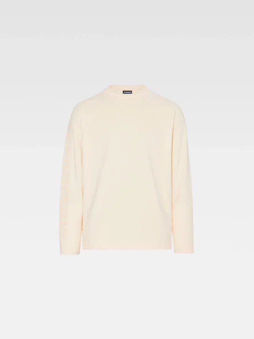 Het Typo T-shirt met lange mouwen